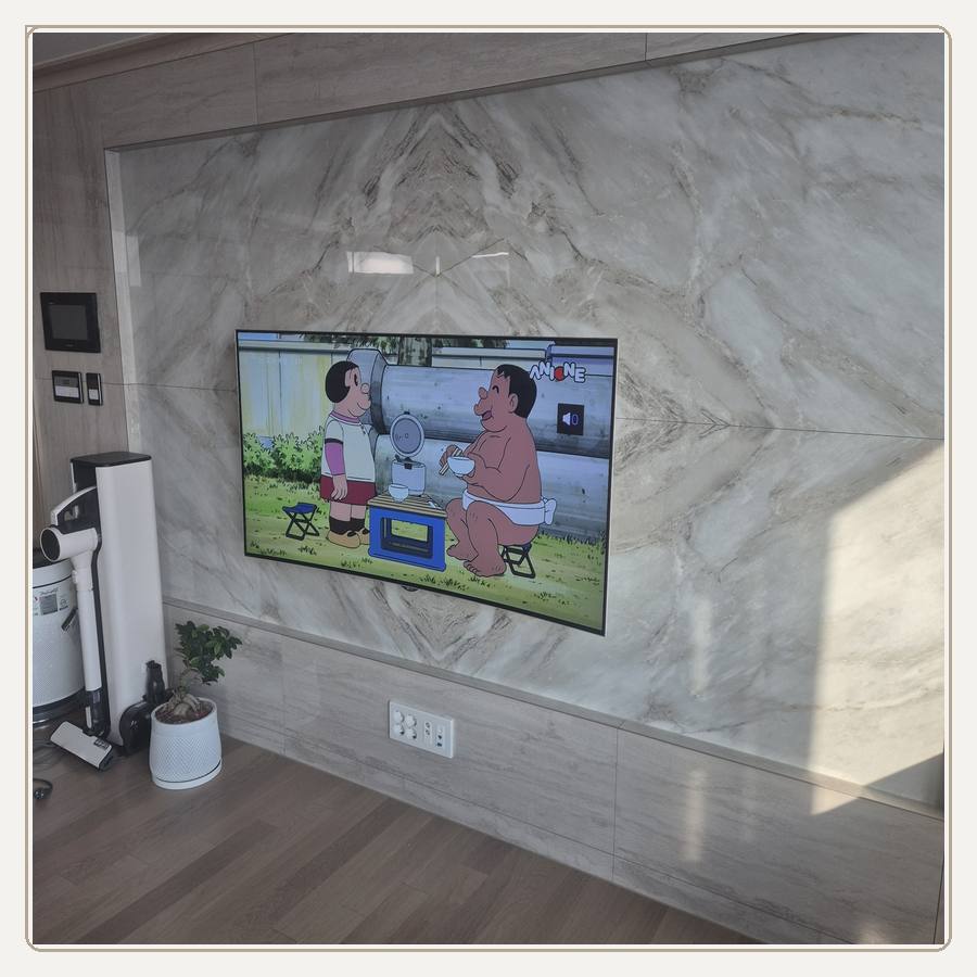 선원면 벽걸이TV